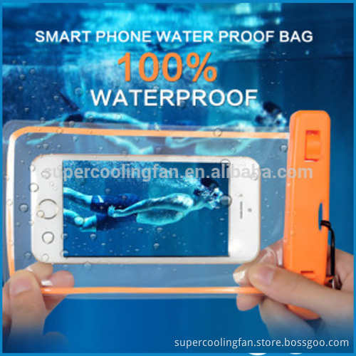 PVC waterproof mobile phone bag good with OEM logo and different cell phone size